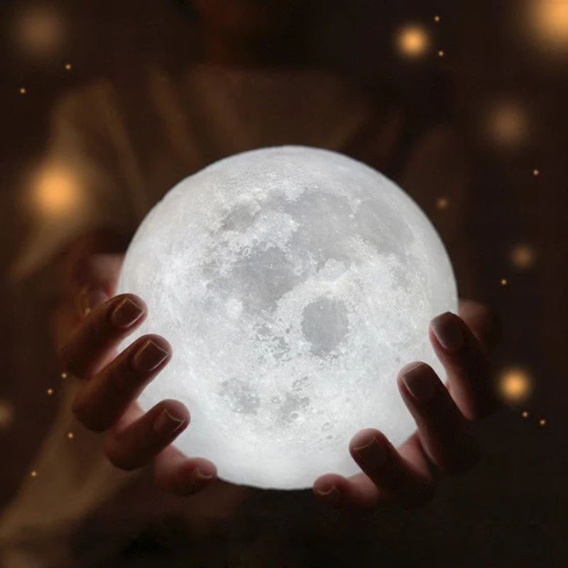 3d Moon Lamp - Bring Your Moon Closer to Your Heart 🌙❤️