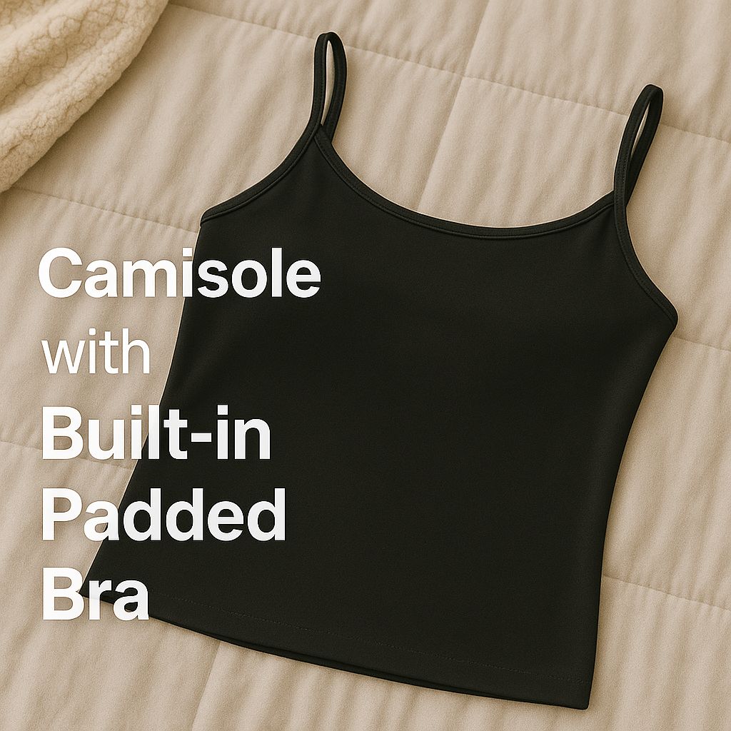 Bramisole with Built-In Bra – Summer Essential for Women [ Buy 1 Get 1 Free ]