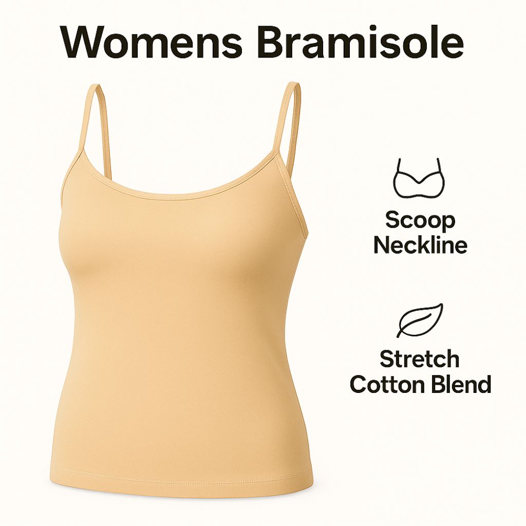 Bramisole with Built-In Bra – Summer Essential for Women [ Buy 1 Get 1 Free ]