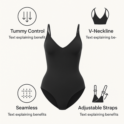 Tummy Control Body Shaper for Women – Buy 1 Get 1 Free